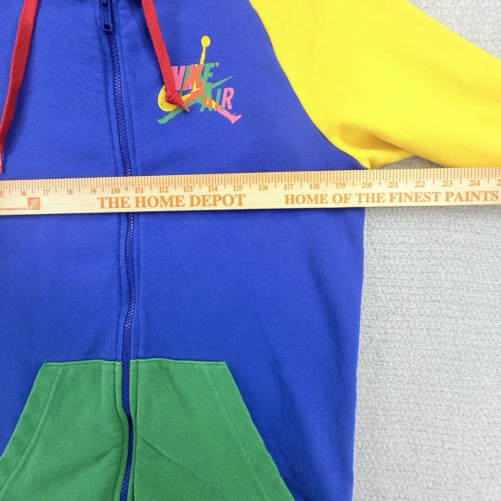 Jordan Jumpman Classics Full Zip Hoodie Mens M CV7402-495 Colorblock Nike Air